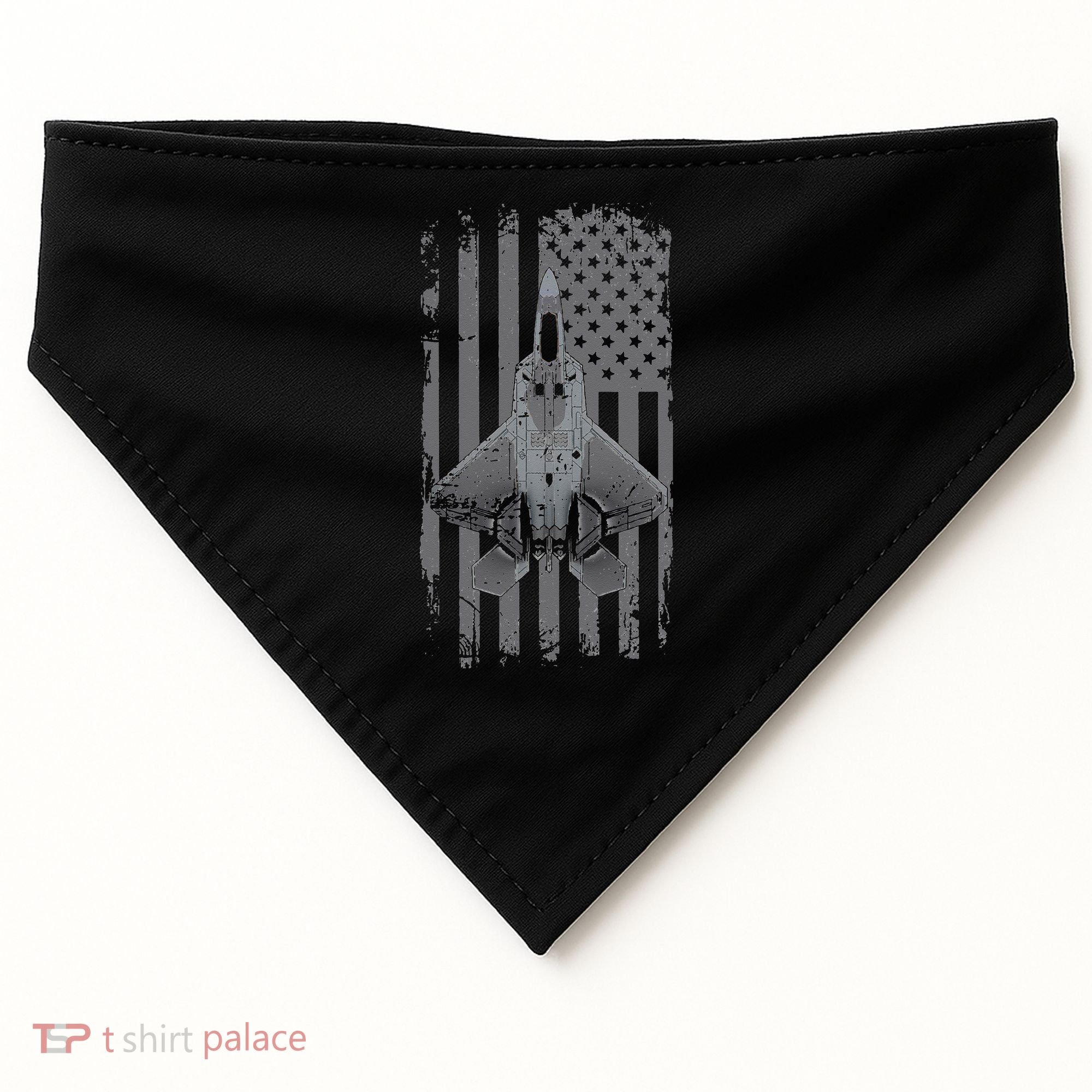 F22 Raptor Military Pilot USA-Made Doggie Bandana