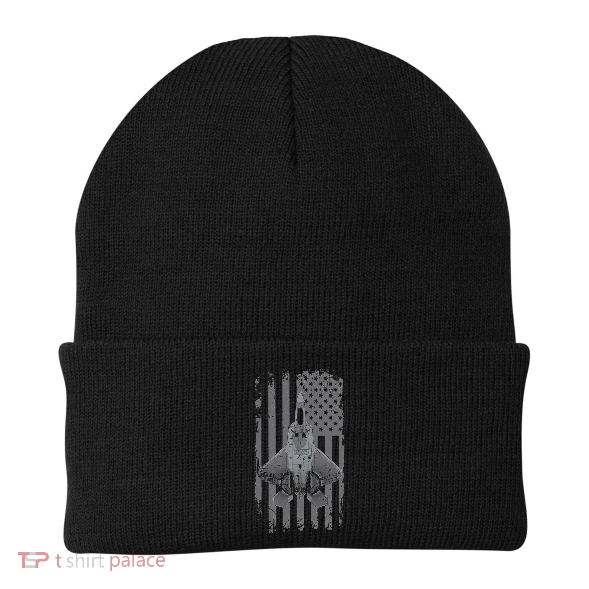 F22 Raptor Military Pilot Beanie