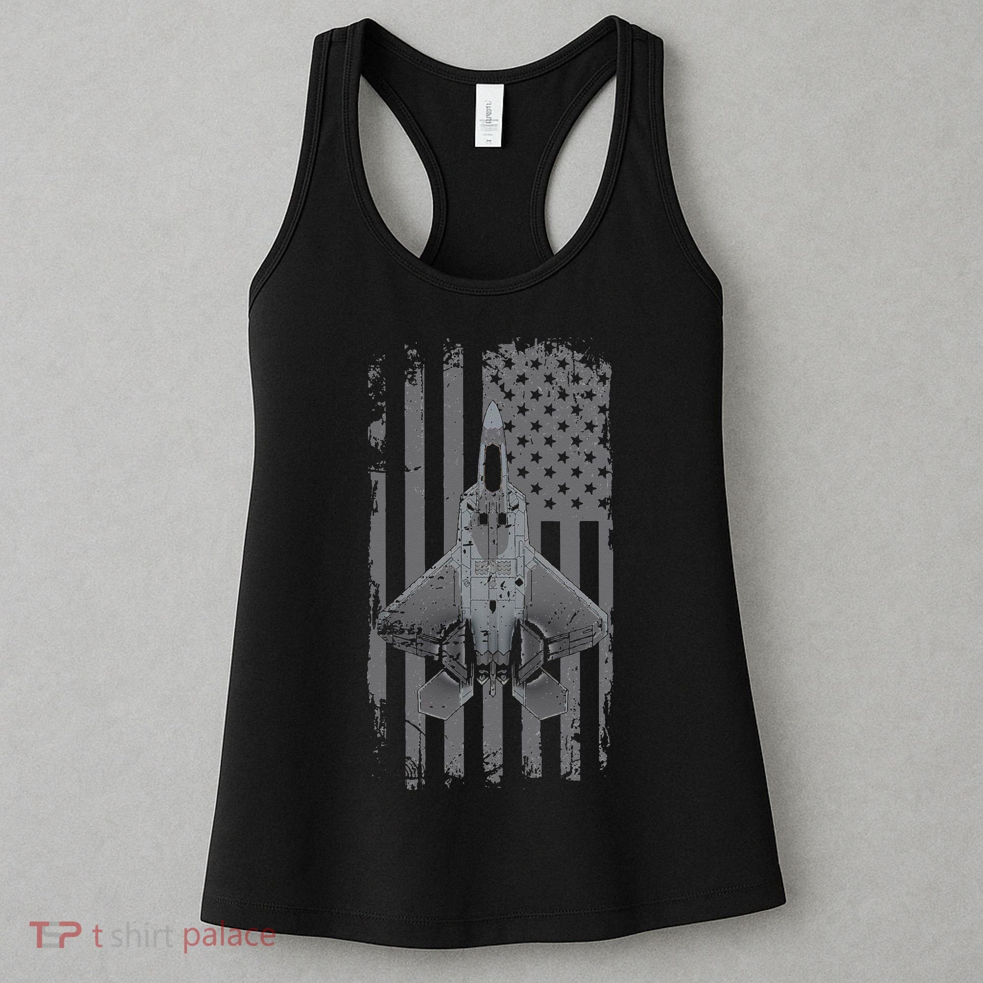 F22 Raptor Military Pilot Women's Tank Top