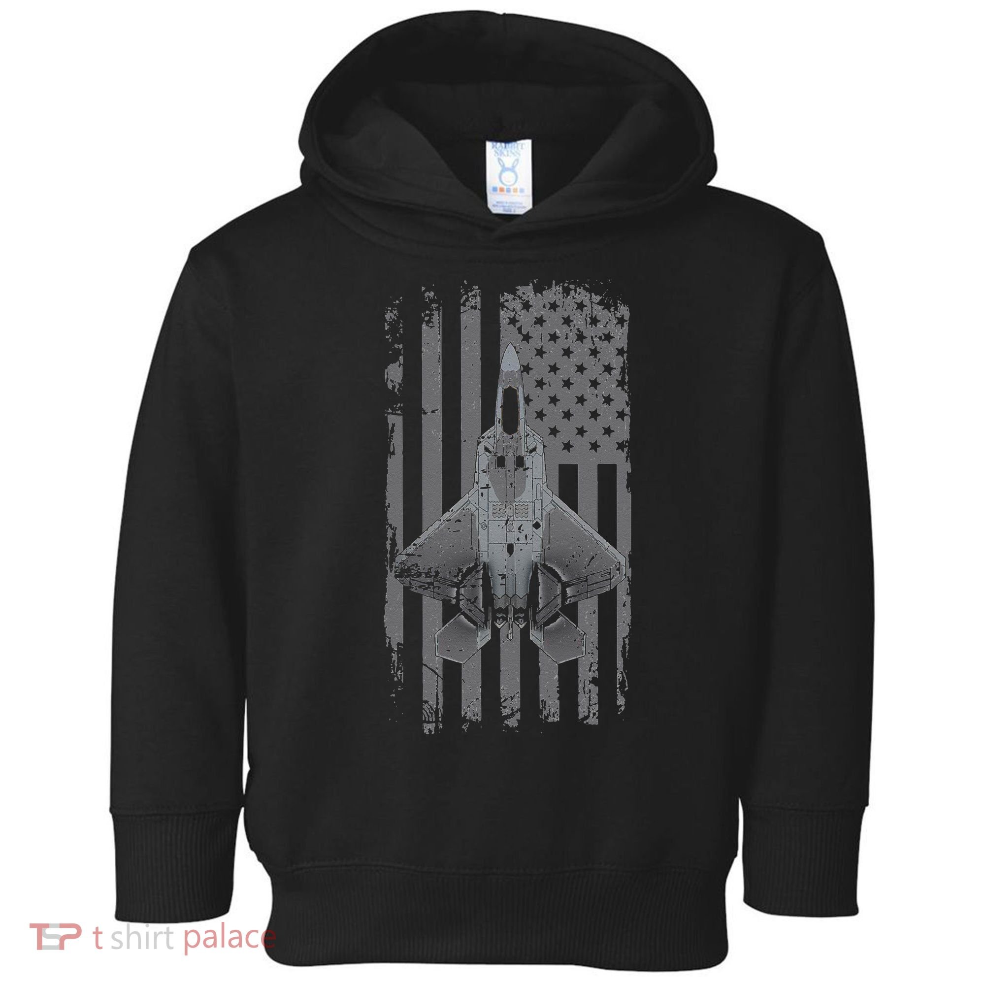 F22 Raptor Military Pilot Toddler Hoodie