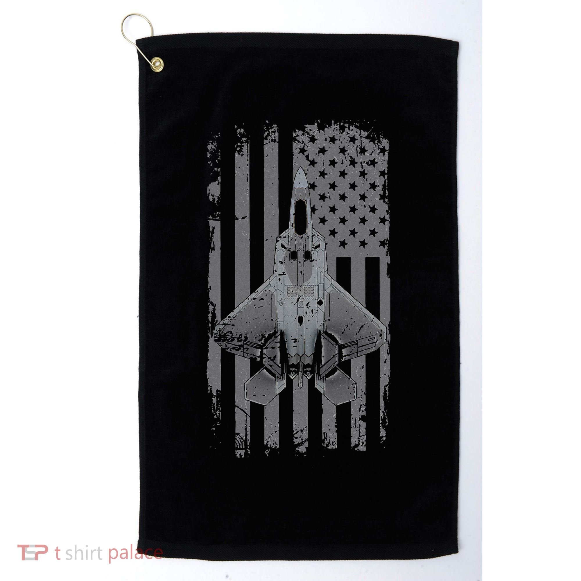 F22 Raptor Military Pilot Golf Towel