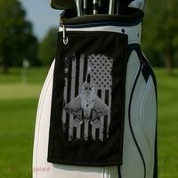 F22 Raptor Military Pilot Golf Towel thumb 2