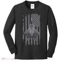 F22 Raptor Military Pilot Kids Long Sleeve Shirt thumb 0
