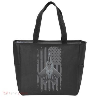 F22 Raptor Military Pilot Tote Bag