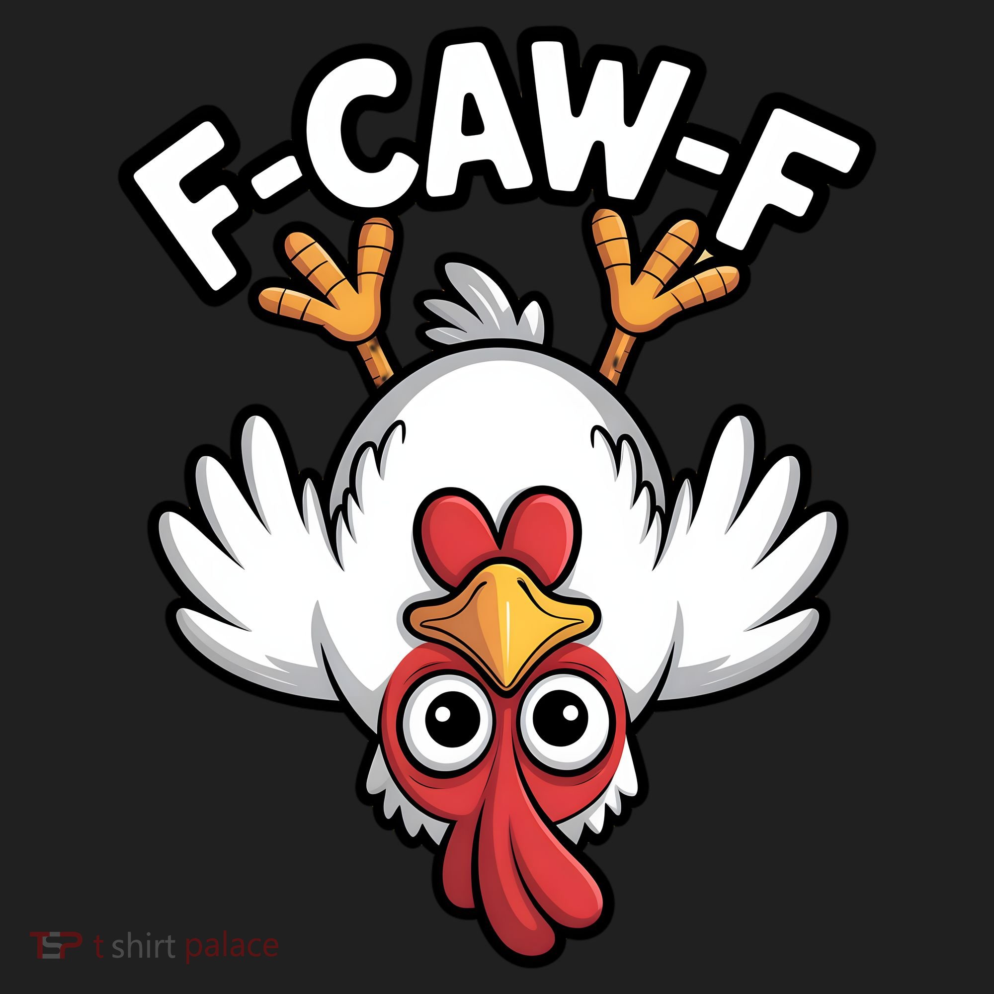 Funny Rooster Meme F-Caw-F Port Authority Basic Backpack
