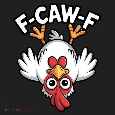 Funny Rooster Meme F-Caw-F 40oz Vacuum Insulated Stainless Steel Travel Tumbler
