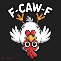 Funny Rooster Meme F-Caw-F 40oz Vacuum Insulated Stainless Steel Travel Tumbler thumb 4