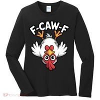Funny Rooster Meme F-Caw-F Women's Long Sleeve Shirt thumb 0