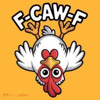 Funny Rooster Meme F-Caw-F Mousepad thumb 1