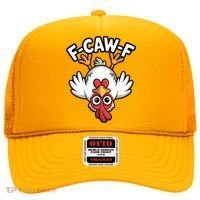 Funny Rooster Meme F-Caw-F Hat thumb 0
