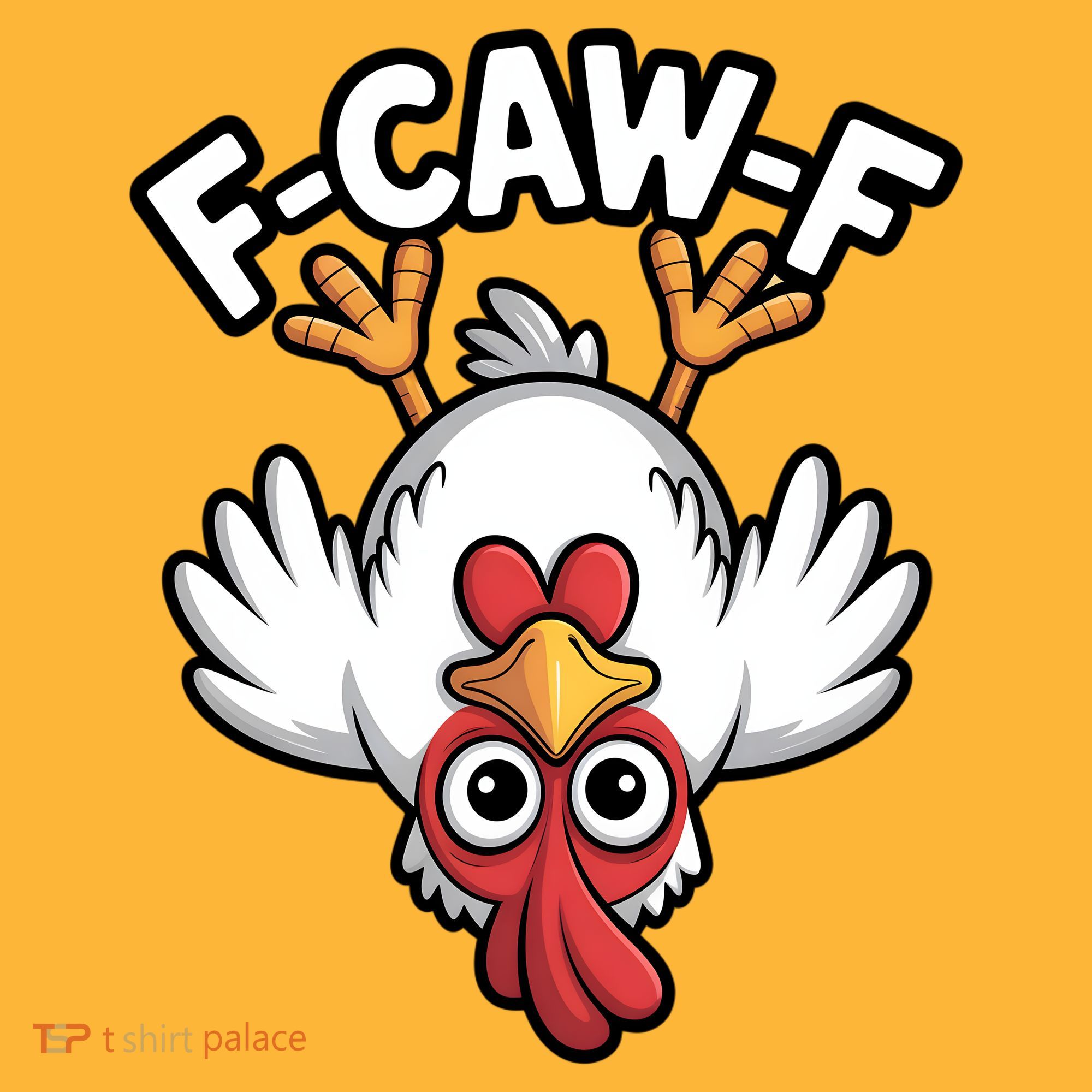 Funny Rooster Meme F-Caw-F Visor