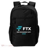 FTX Risk Management Dept 2022 Trading Trader Funny Gift Backpack thumb 0