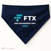 FTX Risk Management Dept 2022 Trading Trader Funny Gift USA-Made Doggie Bandana thumb 0