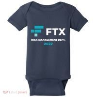 FTX Risk Management Dept 2022 Trading Trader Funny Gift Baby Bodysuit thumb 0