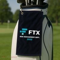 FTX Risk Management Dept 2022 Trading Trader Funny Gift Golf Towel thumb 2