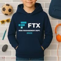 FTX Risk Management Dept 2022 Trading Trader Funny Gift Kids Hoodie thumb 2