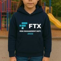 FTX Risk Management Dept 2022 Trading Trader Funny Gift Kids Hoodie thumb 3