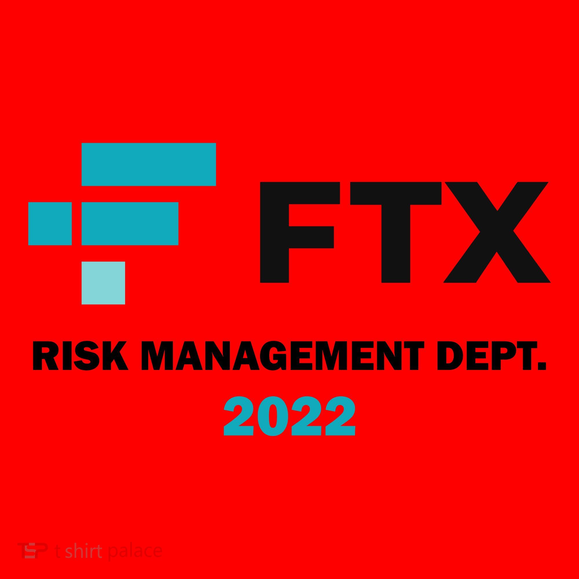 FTX Risk Management Dept 2022 Trading Trader Funny Gift Santa Hat
