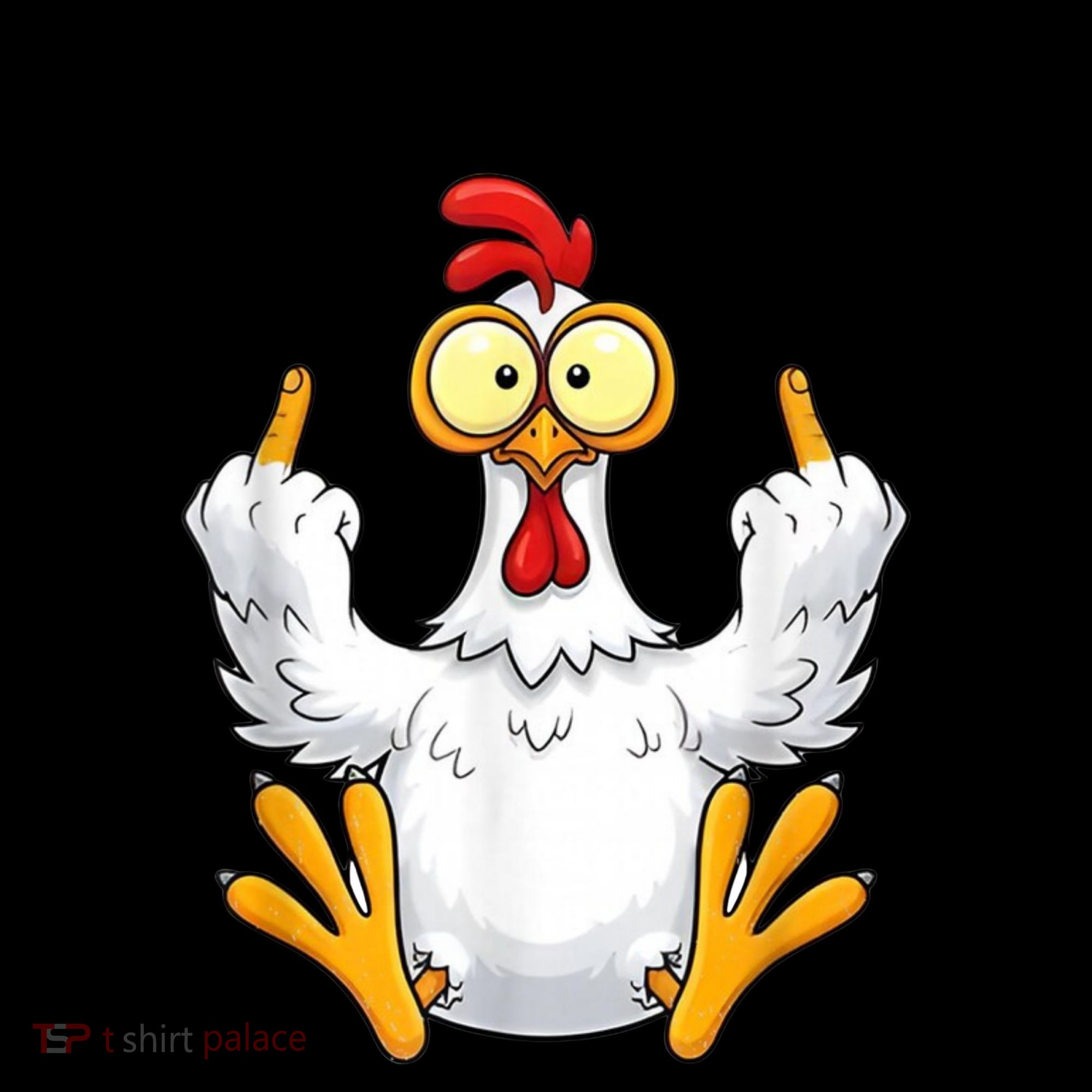 F-Caw-F Rooster Meme Middle Finger Chicken Funny Coffee Mug
