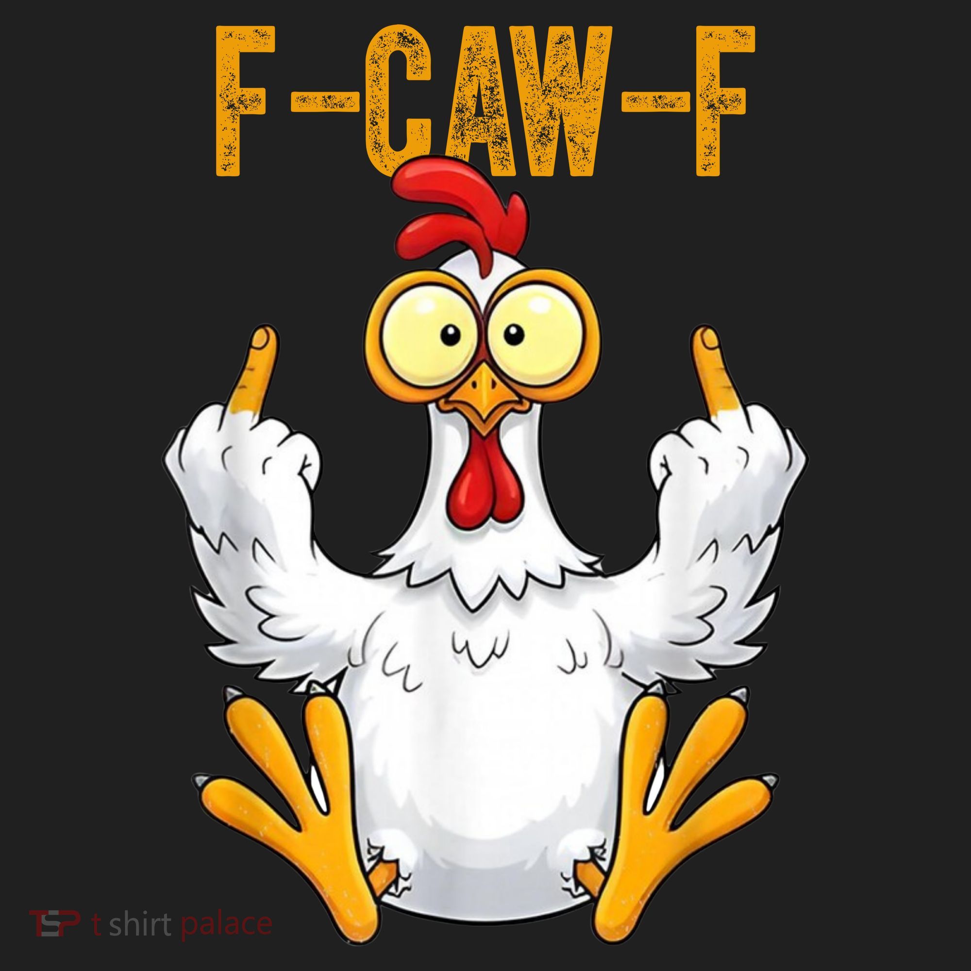 F-Caw-F Rooster Meme Middle Finger Chicken Funny Beanie
