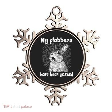 Funny Rabbit My Flabbers Have Been Gasted Retro Graphic Cute Ornament