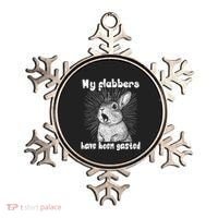 Funny Rabbit My Flabbers Have Been Gasted Retro Graphic Cute Ornament thumb 0