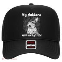 Funny Rabbit My Flabbers Have Been Gasted Retro Graphic Cute Hat thumb 0