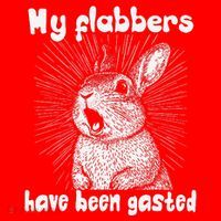 Funny Rabbit My Flabbers Have Been Gasted Retro Graphic Cute Santa Hat thumb 1