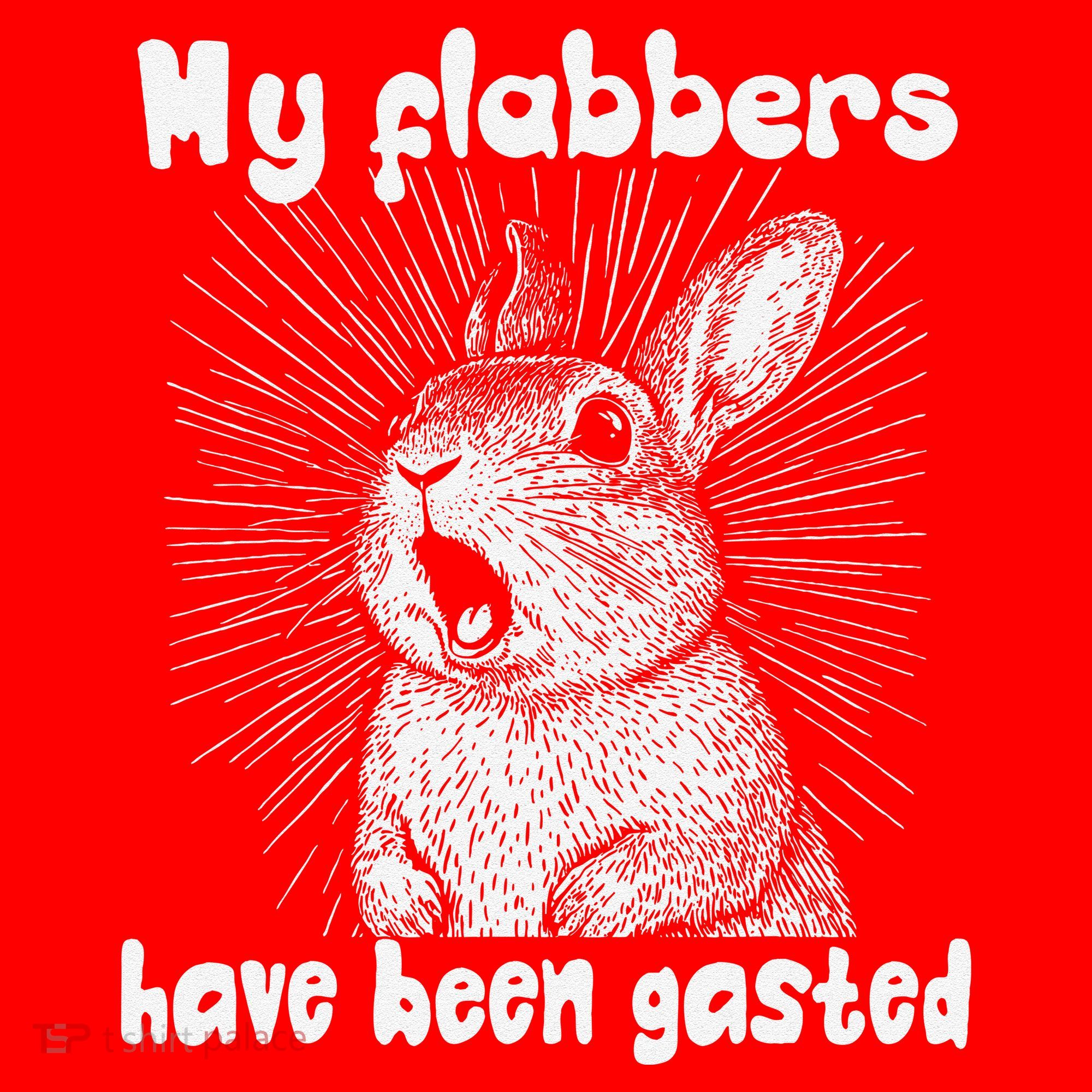 Funny Rabbit My Flabbers Have Been Gasted Retro Graphic Cute Santa Hat
