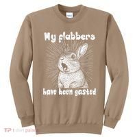 Funny Rabbit My Flabbers Have Been Gasted Retro Graphic Cute Sweatshirt thumb 0