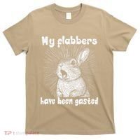 Funny Rabbit My Flabbers Have Been Gasted Retro Graphic Cute T-Shirt thumb 0