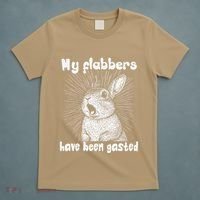 Funny Rabbit My Flabbers Have Been Gasted Retro Graphic Cute T-Shirt thumb 5