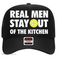 Funny Real Men Stay Out Of The Kitchen Pickleball Hat thumb 0