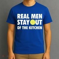 Funny Real Men Stay Out Of The Kitchen Pickleball T-Shirt thumb 3