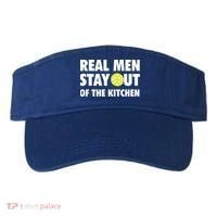 Funny Real Men Stay Out Of The Kitchen Pickleball Visor thumb 0