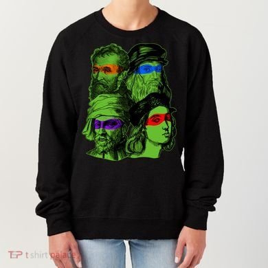 Funny Renaissance Ninja Painters Women's Sweatshirt
