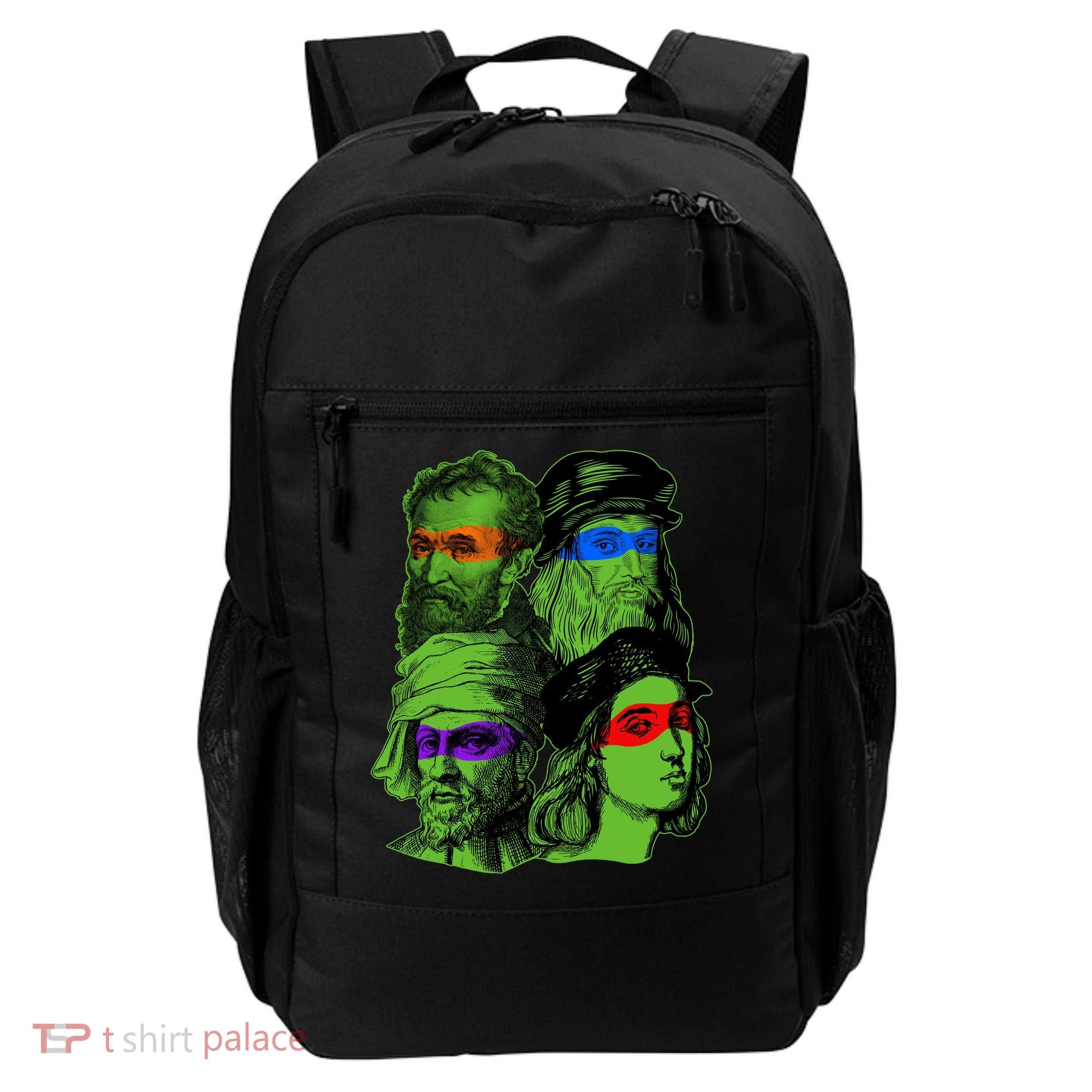 Funny Renaissance Ninja Painters Backpack