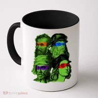 Funny Renaissance Ninja Painters Coffee Mug thumb 0