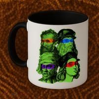 Funny Renaissance Ninja Painters Coffee Mug thumb 2