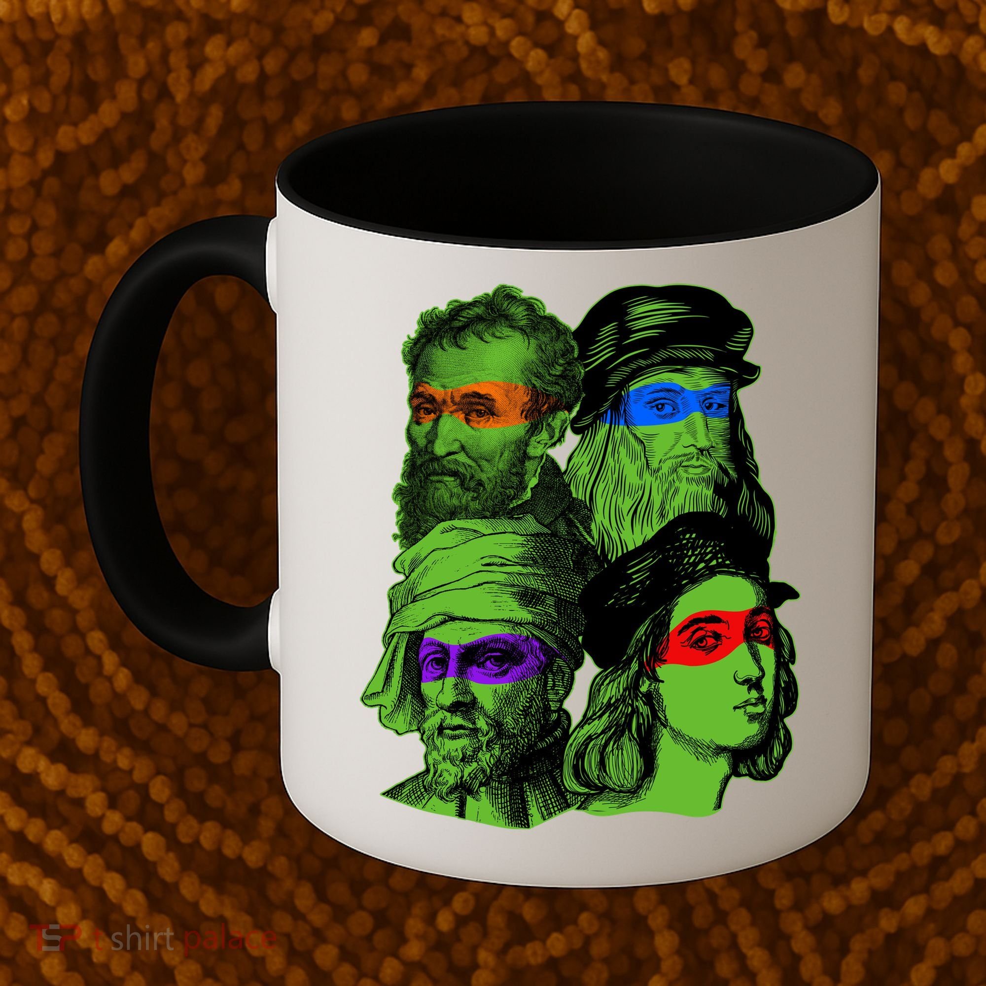 Funny Renaissance Ninja Painters Coffee Mug