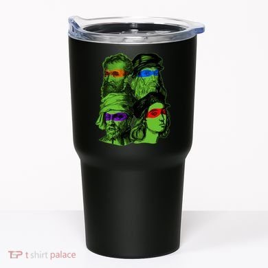 Funny Renaissance Ninja Painters Tumbler