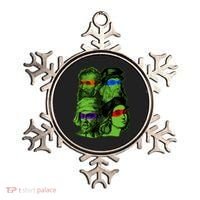Funny Renaissance Ninja Painters Ornament thumb 0