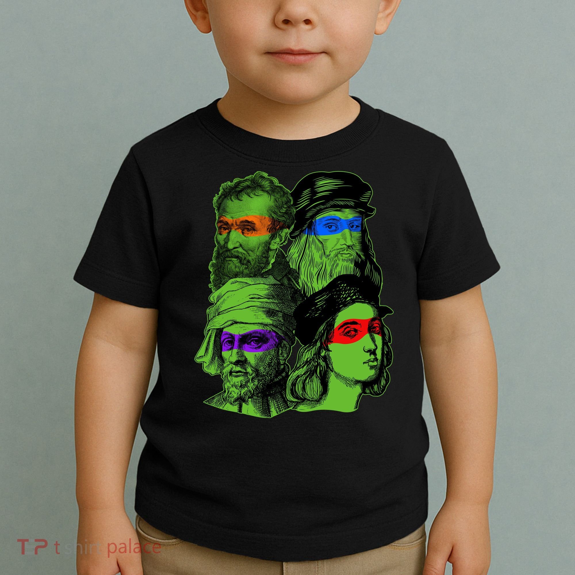 Funny Renaissance Ninja Painters Toddler T-Shirt