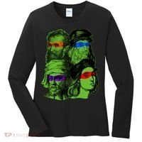 Funny Renaissance Ninja Painters Women's Long Sleeve Shirt thumb 0