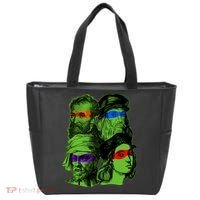 Funny Renaissance Ninja Painters Tote Bag thumb 0