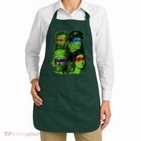 Funny Renaissance Ninja Painters Apron thumb 2