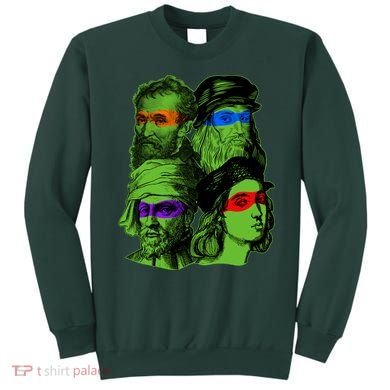 Funny Renaissance Ninja Painters Sweatshirt