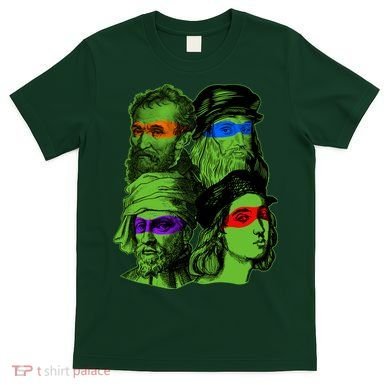 Funny Renaissance Ninja Painters T-Shirt