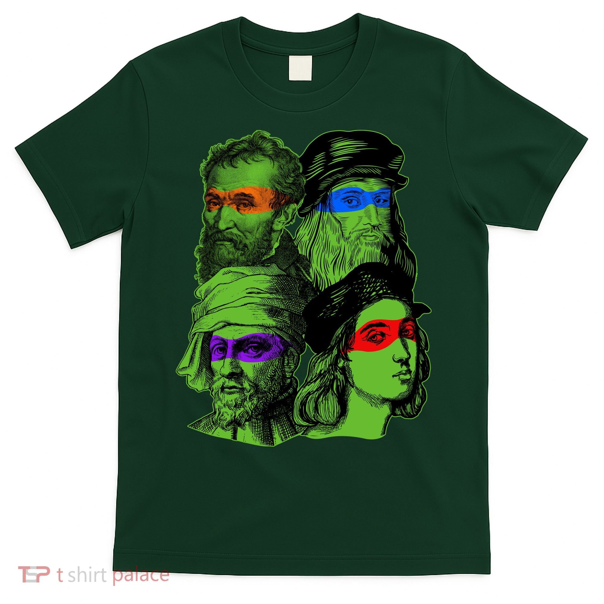Funny Renaissance Ninja Painters T-Shirt