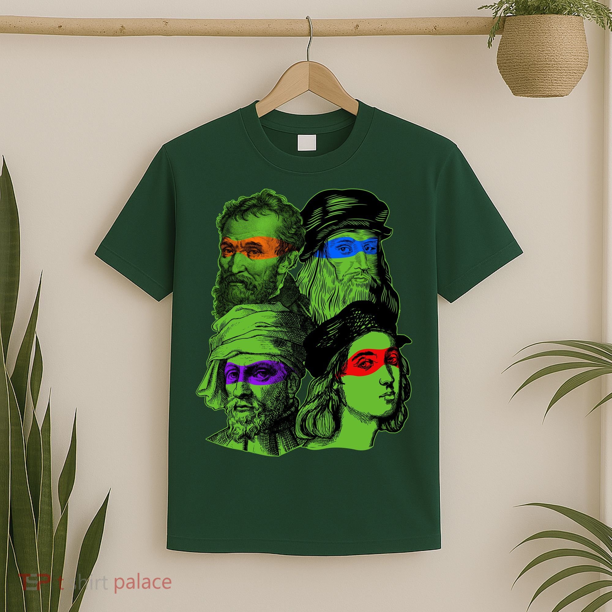 Funny Renaissance Ninja Painters T-Shirt